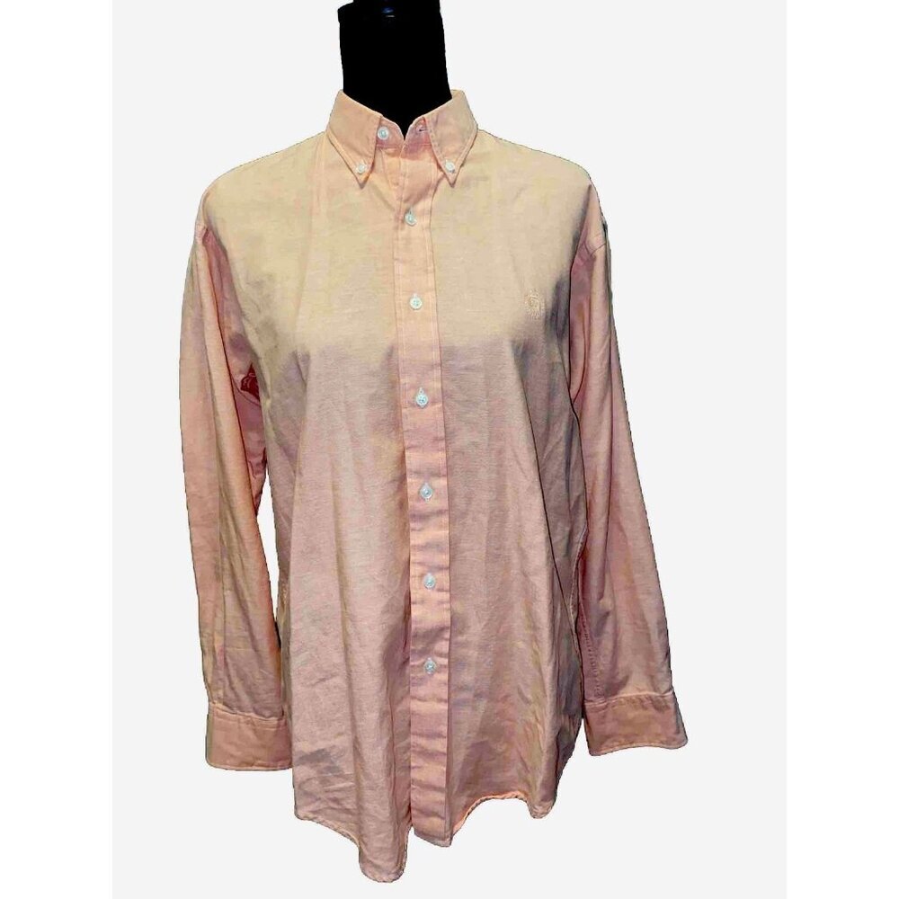 Chaps Ralph Lauren Men's Pink Size 34/35 Button Down Long Sleeve Classic Fit